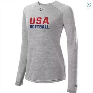 EvoShield Women's Size L - USA Softball Long Sleeve Shirt